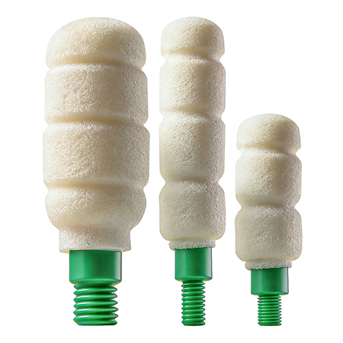 বন্দুক পরিষ্কার করার ফোম ব্রাশ, ব্যারেল ক্লিনিং সোয়াবস, .177 ক্যালরি। --- 12 গা।