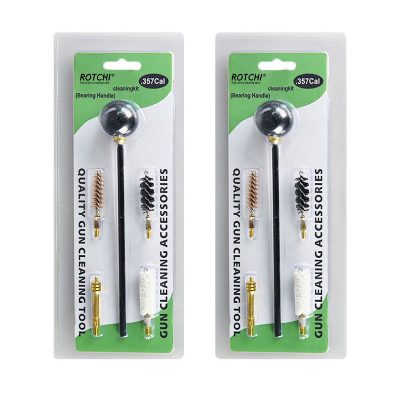 হ্যান্ডগান বা পিস্তলের জন্য বন্দুক ক্লিনিং কিট বিয়ারিং বল হ্যান্ডেল