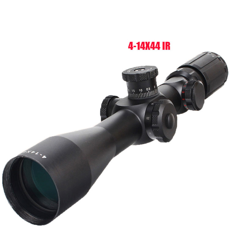 কৌশলগত 4-14x44 স্কোপ এয়ার গান শুটিং হান্টিং স্কোপ রাইফেলস্কোপ হান্টিং ইকুইপমেন্ট রাইফেল স্কোপ লং রেঞ্জ